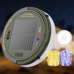 Solar Camping String Lights, 49.2 Ft Rechargeable Led With 11 Modes, 4-IN-1 Port. Fixed Price $56.99.