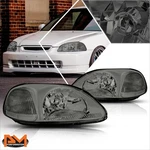 For 96-98 Honda Civic Ej/em/ek Smoked Housing Headlight Clear Corner Signal Lamp. Fixed Price $61.10.