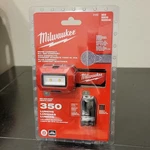 Milwaukee Headlamp 2103 350 Lumens IP54 Red Black Led Water Dust Resistant. Fixed Price $25.00.