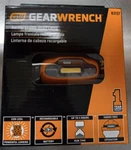Gearwrench Rechargeable Head Lamp Model #83137 - New Unused. Fixed Price $29.95.