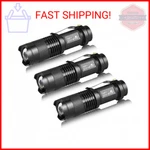 Ultrafire 3 Pack Mini Flashlights Focus Adjustable SK68 Single Mode Tactical Led. Fixed Price $22.34.