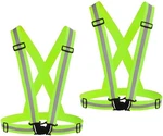 Reflective Vest Running Gear 2PACK, High Visibility Adjustable Safety Green. Fixed Price $27.00.