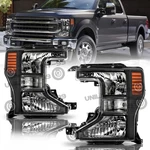 Halogen Black Headlights Headlamps Pair 2020-2022 Ford F250 F350 Superduty. Fixed Price $209.99.