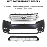 Front Bumpers Cover Fascia & Grille Assembly Chrome 2011-2013 Toyota Highlander. Fixed Price $298.99.