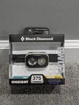 New Black Diamond Onsight 375 Headlamp Lumens Led Silver Submersible. Fixed Price $29.99.
