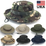Boonie Bucket Hats Outdoor Fishing Hunting Wide Brim Mesh Camo Safari Sun Cap. Fixed Price $14.99.
