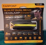 Farpoint Slim Fit Headlamps Dual Beam With Motion Sensor. Fixed Price $14.99.