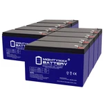 Mighty Max 12V 7AH Gel F1 Battery Replaces Vector VEC192 Sportspot - 8 Pack. Fixed Price $149.99.