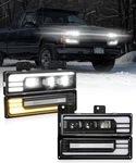 Partsam Led Headlights Assembly Dot Approved With Start Animation Drl Sequent.... Fixed Price $350.84.