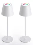 Maksone 2 Pack Rgb Cordless Table Lamp, 6600MWH Rechargeable Battery Desk Lam.... Fixed Price $64.61.