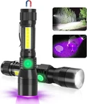 Uv Rechargeable Flashlights TACTICAL,1000 High Lumens 3 In Led Black. Fixed Price $44.99.