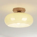 Clarsyne Mid Century Modern Schoolhouse Semi Flush Mount Ceiling Light Cream. Fixed Price $89.58.