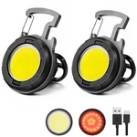 Sefone Keychain Flashlight 2 Pack, 1000 Lumens Edc Cob Work Light,.... Fixed Price $27.15.