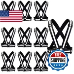 Cezmkio Reflective Safety Vest 10PCS - High Visibility Adjustable Straps Fo. Fixed Price $69.32.
