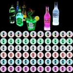 Led Drink Coasters, 60 Pack Multicolor, Round, Eva Material, 3 Lighting Modes.... Fixed Price $64.61.