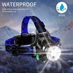 25000LM Led Headlamp Rechargeable Headlight Zoomable Torch Flashlight***. Fixed Price $13.23.