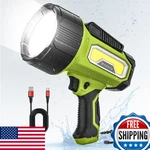 Forto 200000 Lumens Rechargeable Handheld Spotlight Flashlight IPX7 Waterproof. Fixed Price $107.48.
