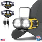 Foleto Led Hat 900LM 2 Pcs Dimmable Clip On Cap Lights Headlamp. Fixed Price $60.78.