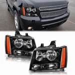 Headlight Assembly Tahoe Suburban 2007-2013 Dot Durable Oem Black Housing Amber. Fixed Price $132.50.