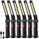 Ruboliy Magnetic Work Light 6PACK, Rechargeable Led With 360 Rotatio. Fixed Price $76.86.