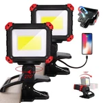 Yls Pack Led Rechargeable Work Light With Clamp, 2100LM Cob Magnetic. Fixed Price $54.29.