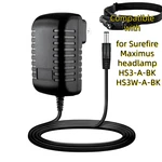 Ac Dc Adapter Power Supply Cord For Surefire Maximus Headlamp HS3-A-BK HS3W-A-BK. Fixed Price $5.15.