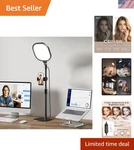 Video Conference Lighting For Zoom Meeting, Ring Desk With Flexible.... Fixed Price $105.09.