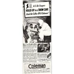 The Coleman And Stove Company Lamps Lanterns Wichita Ks 1943 Wwii Ad SV1-6. Fixed Price $13.50.