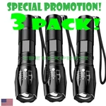 Super-bright Led Tactical Military Flashlight Torch 5 Modes Zoomable. Fixed Price $16.95.
