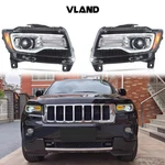 Vland Chrome Led Projector Headlights For 2011-13 Jeep Grand Cherokee Front Lamp. Fixed Price $344.99.