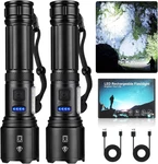 Rechargeable Led Flashlights High Lumens, 99,000 Super Bright. Fixed Price $61.38.