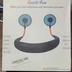 Sports Neck Fan, Black Led Light, Quiet, Adjustable Tilt/head X002HX1IDR. Fixed Price $11.99.