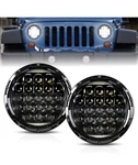 Led For Wrangler, Aaiwa 7 Inch Round Headlights 105W 5D Lens With. Fixed Price $69.99.