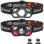 Staaricc Headlamp Rechargeable, Led With Red Light, 2PACK-PRO, Black. Fixed Price $16.41.