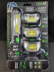 Litezall Led Task Light And 3-PACK Headlamp Combo 4 Modes New Free Shippng!!!!!!. Fixed Price $19.88.