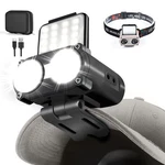 800 Lumen Rechargeable Led Hard Hat Clip Light 180 Adjustable Headlamp Black. Fixed Price $34.29.