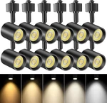 12 Pack Dimmable Led Track Light Heads, 5 Colors, 800LM, Flicker Free. Fixed Price $333.99.