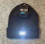 Kbethos Black Led Lighted Hunting Winter Cap Hat Beanie Nwt Night Running Bright. Fixed Price $7.99.