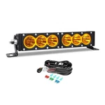 Auxtings 12 Inch Single Row Amber Led Light Bar 60W Off Road Flood .... Fixed Price $86.36.