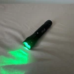 Ultrafire Green Flashlight, Hunting 18650. Fixed Price $10.00.