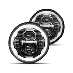 Hwstar 2023 1000% Bright Anti-glare 7 Inch Halo Led Headlights Round Compatib.... Fixed Price $172.51.
