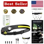 Lumi Light Led Headlamp Rechargeable, Band, 230 Wide Beam Black. Fixed Price $20.96.