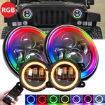 7INCH Halo Led Headlights & 4'' Fog Combo Kit For Hummer H2 H3T 06-10. Fixed Price $109.99.
