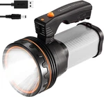 Worlds Brightest 9000 Lumen High Power Led Rechargeable Spotlight - Portable. Fixed Price $43.26.