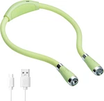 Neck Book Light Usb Rechargeable, Hands Free, 4 Super Bright Led Bulbs. Fixed Price $25.04.