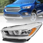 Halogen Headlight Ford Escape 2017 2018 2019 W/o Led Drl Headlamp Chrome Hou. Fixed Price $252.99.