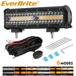 Everbrite 12INCH 300W Light Bar Spot Flood White/amber/strobe 6 Modes Waterproof. Fixed Price $40.99.