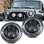Dot Approved 7" Round Halo Projector Headlight Assembly Compatible With 1997-.... Fixed Price $78.00.