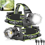 Aikertec Rechargeable Headlamp 2 Pack, Super Bright For Adults, IPX7.... Fixed Price $74.74.