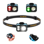 Everbrite Rechargeable Led Headlamp With Hat Clip 7 Modes White/red/green Lights. Fixed Price $18.99.